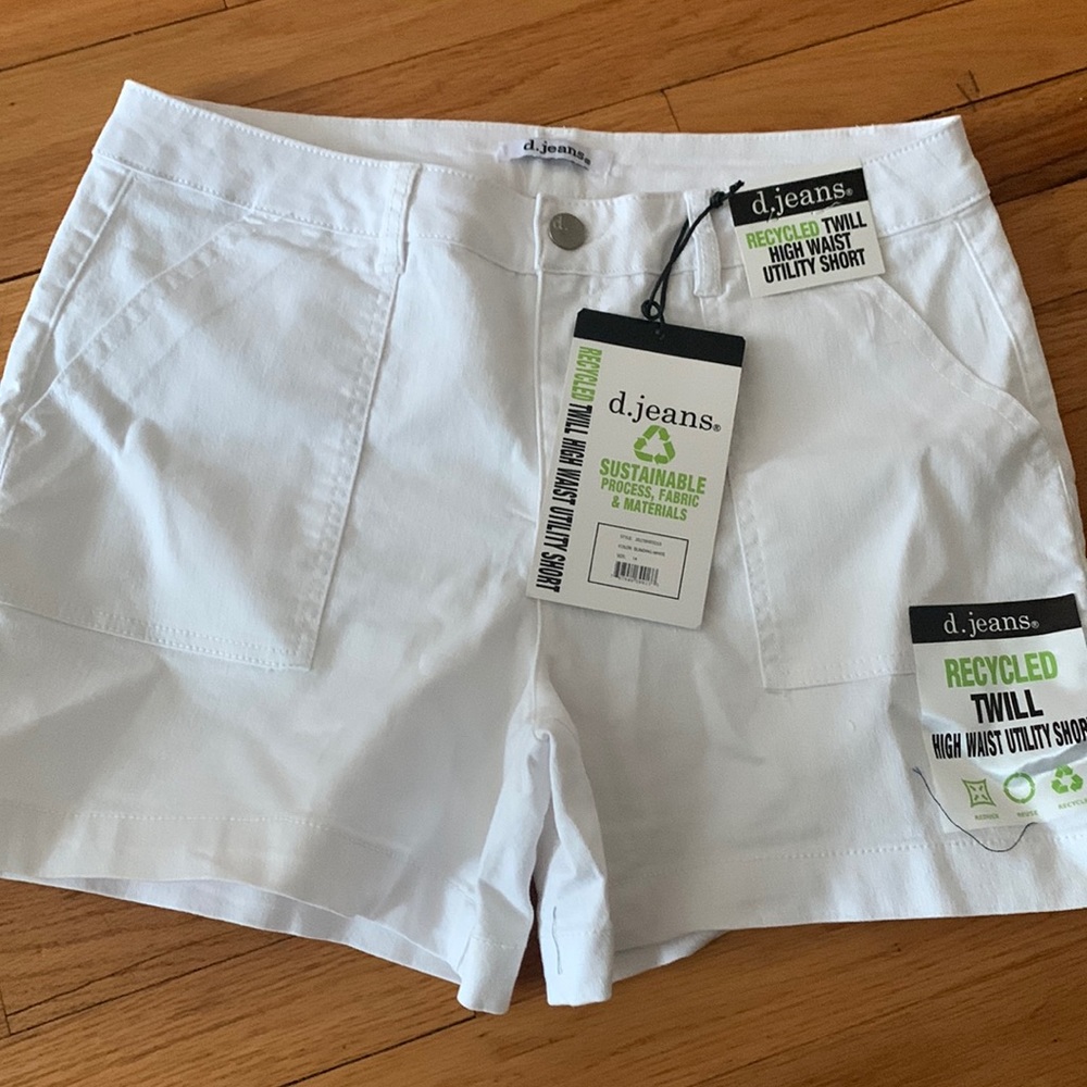 D.Jeans white twill NEW size 14 shorts